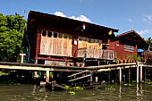 Scenery along the canal leading to Damnoen Saduak Floating Market. 